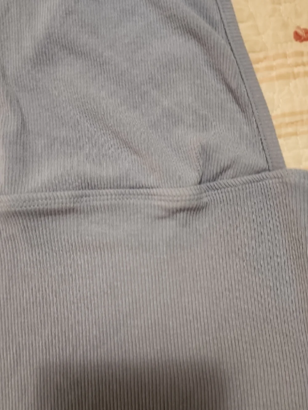 SHEIN Ribbed Light Blue Tank - Picture 3 of 4